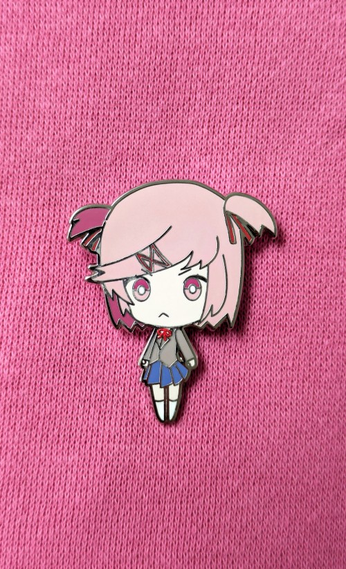 Doki Doki Literature Club buy - Official Monika Hard Enamel Pin