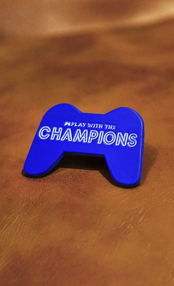 PlayStation Play With The Champions Enamel Pin - Insert Coin